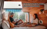 Treeligo 10500BTU Car Electric Parking Cooling Air Conditioner 12V/24V Split Air AC Unit for Truck Caravan Camper Van RV