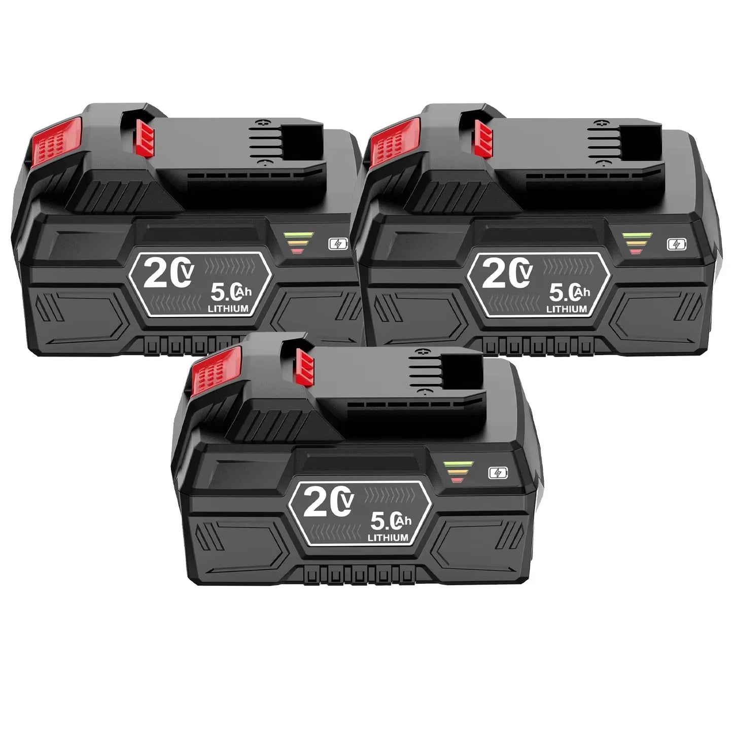 1/2/3/4Pack 20V 5Ah Replacement Battery For Parkside X 20V Team For Parkside PAP 20 B3/A3 PAPS 208 A1 Power Tools