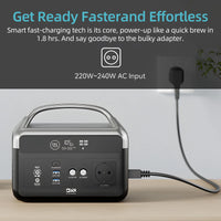 DaranEner NEOZ Portable Power Station 300W 179.2Wh LiFePO4 Battery AC DC Outdoor Pure Sine Wave Emergency Backup Power Supply