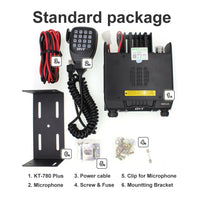 QYT KT-780PLUS Mobile Radio VHF 136-174MHz or UHF 400-480MHz 100W /75W Walkie Talkie KT780PLUS Transceiver