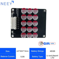 NEEY 5A Active Equalizer Balancer 3S 4S 5S 6S 7S 8S 9S 10S 11S 12S 13S 14S 15S 16S 17S Lifepo4/lipo/lto Battery Energy Capacitor