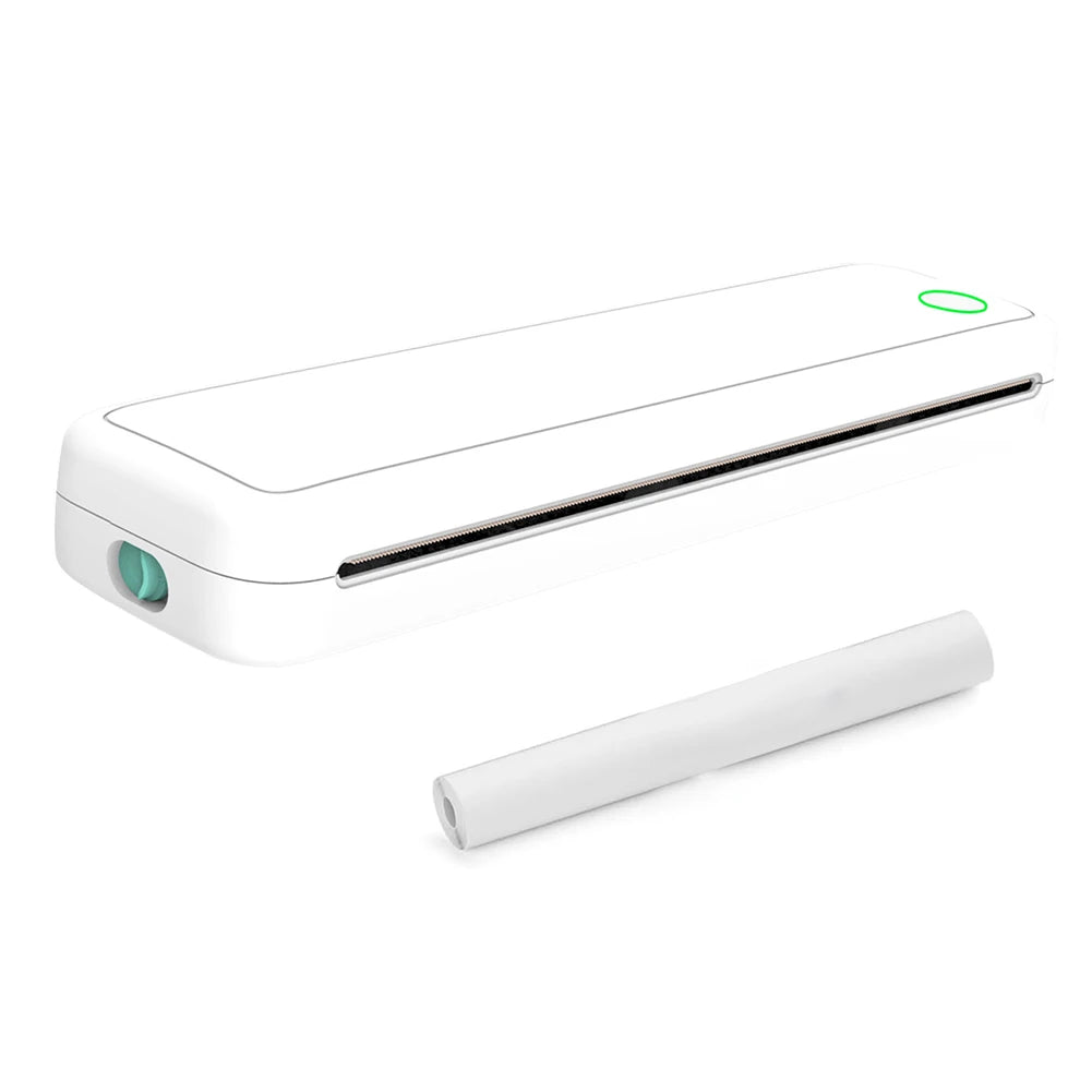 A4 Portable Thermal Printer Inkless Bluetooth-Compatible Wireless Mobile Travel Printer Document Printing Maker Home Office Use