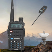 UV-5R Walkie Talkie 5W Dual Band Two Way Radio Commutator VHF/UHF 136-174MHz &400-520MHz Handheld Station Receiver Ham Radio Set