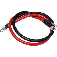 50CM Battery Inverter Cable With Terminals 4AWG Stranded Copper Cord Solar Power Connection Wire With Lug Car Accessories