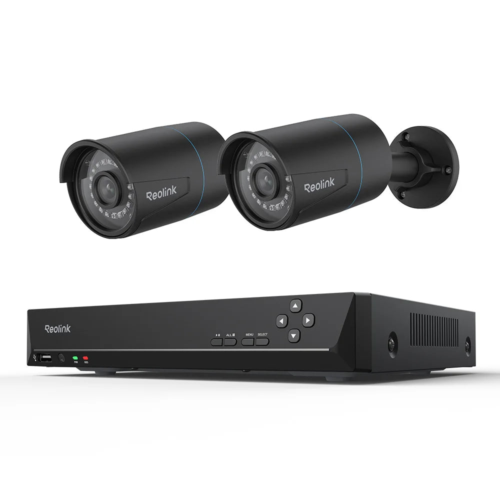 Reolink 5MP 8CH Home Security Camera System with Smart Detection Outdoor PoE IP Cameras NVR 2TB HDD Included for 24/7 Recording