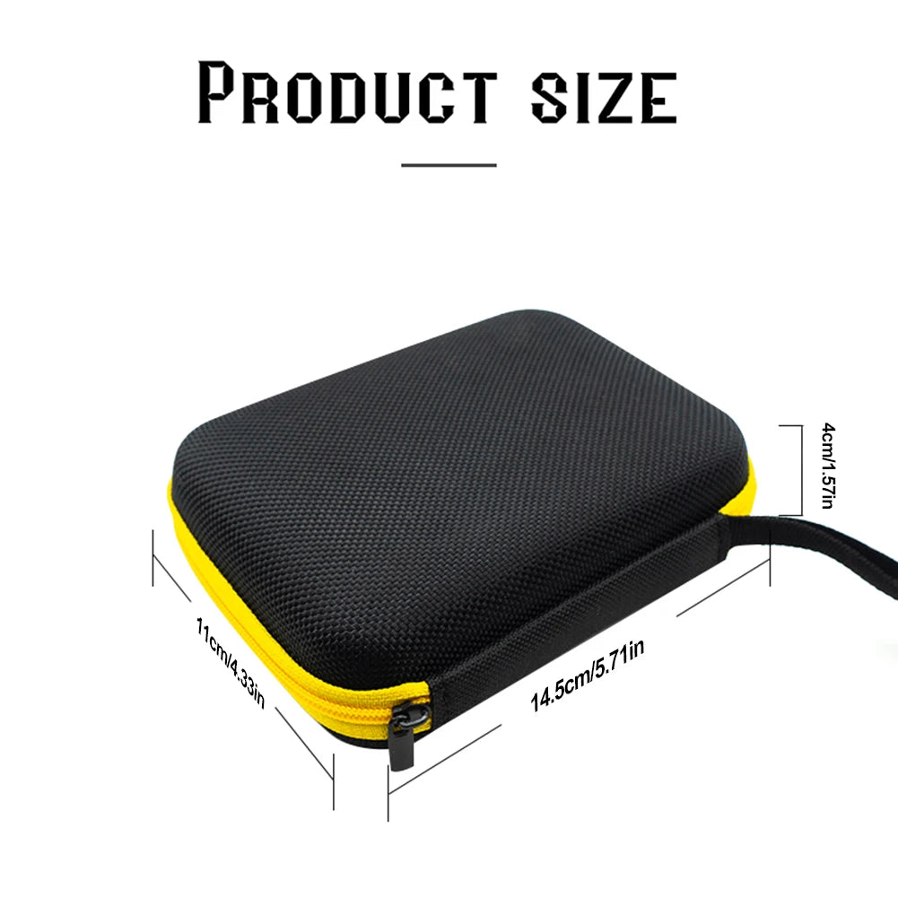 EVA Hard Case Portable Game Console Bag for Anbernic RG35XX for RG353V Handheld Game Player Black Case for Miyoo Mini Plus V3