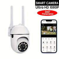 BoyKeep 1080P WiFi Bulb Surveillance Camera Color Night Vision Motion Tracking Indoor Outdoor Security Monitor Camera Y108