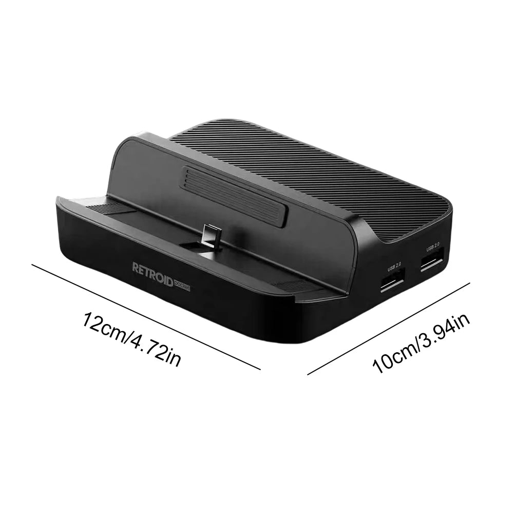 Charging Dock for Retroid Pocket 5 Docking Station 3*USB3.0 2*USB2.0 HDMI-Compatible Charger Dock Station for RP5 RP4 Pro RP4