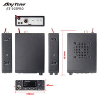 2024 New Anytone AT-505Pro CB Walkie Talkie 26.965-27.405MHz Truck Radio 40Channels AM/FM/PA Scan FunctionASQ/SQ/VOX Car Radio
