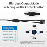 SANNCE 1080P Outdoor Bullet Home CCTV Security Camera 100ft IR Night Vision Weatherproof Cameras 2MP CCTV Surveillance