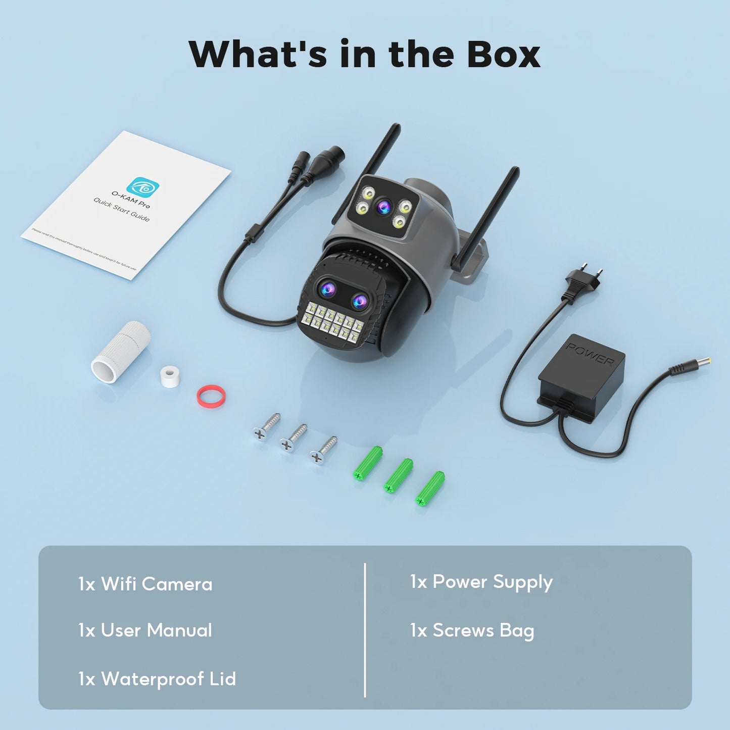 6K 15MP HD IP Camera Outdoor Three-Lens External WiFi Camera 4K 8MP Dual Screen Security PTZ Cam Auto Tracking Surveillance