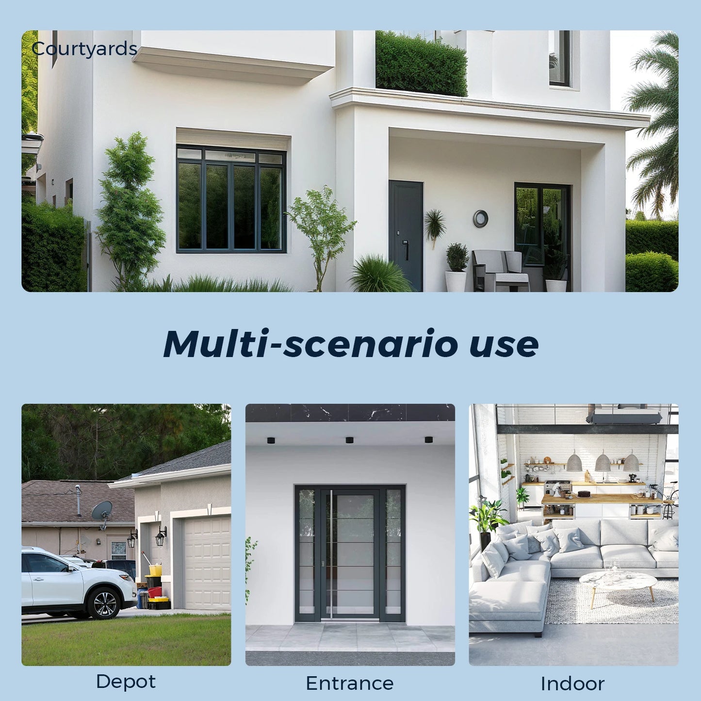 6K 15MP HD IP Camera Outdoor Three-Lens External WiFi Camera 4K 8MP Dual Screen Security PTZ Cam Auto Tracking Surveillance