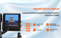 Combo Heat Press Machine4/5/6/7/8 in 1 38*38CM  Muntifunctional Sublimation Printer Transfer for Mug Hat Plate T-Shirt