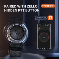 BT Wireless PTT Switch for ZELLO Wireless Microphone Speaker Wireless PTT Device for Android iOS Phone Car Motorcycle Voice Call