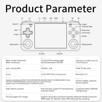 ANBERNIC RG35XX H Retro Handheld Game Console Linux 64-bit 3.5-inch IPS 640*480 Screen Video Gaming Player Supports WIFI TV Out