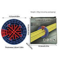 Prevent Entanglement Cabling Category 5 6 Wire Management Laying Home Organizer Cable Comb Network Carding Accessories