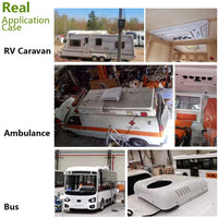 Aspligo Electric RV Roof Air Conditioner Heat and Cool 12V 24V RV Rooftop Parking AC For Truck Camper Van Caravans Motor home