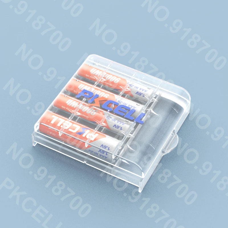 PKCELL-Rechargeable 3A Battery , AAA Battery, 1.6V, Nizn AAA battery, 900mwh, 8Pcs with 2PC Box Case