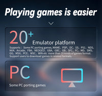 ANBERNIC RG ARC-S/RG ARC-D Retro Handheld Game Console 4.0" Six Button Design Gaming Console Support Wired Handle HD-compatible