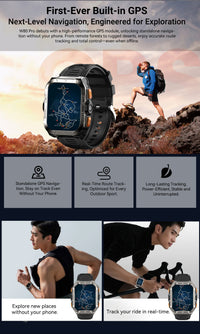 [World premiere]Blackview W80 PRO Outdoor Rugged Smart Watch, GPS Position Smartwatch, 1.91‘’ Display, 900mAh with Flashlight