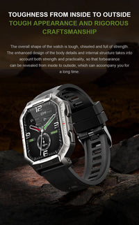 New KUMI U3 Pro Smart Watch 1.83'' Smartwatch Bluetooth Call 100+ Sport Heart Rate for Men Women Support IP68 Waterproof