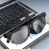 AI Intelligent Translation Glasses Bluetooth-Compatible 5.4 Wireless Sunglasses Built-in Microphone Speakers Wireless Headphones