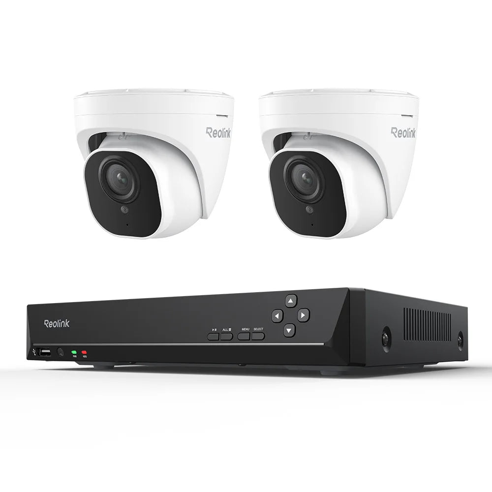 Reolink 5MP 8CH Home Security Camera System with Smart Detection Outdoor PoE IP Cameras NVR 2TB HDD Included for 24/7 Recording