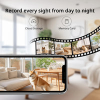 BoyKeep 2PCS Upgrade Camera Pet & Baby Surveillance Motion Capture 5G/2.4GHz, View Remotely 360° Night Vision Pan & Tilt 2-Way A