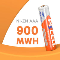 PKCELL-Rechargeable 3A Battery , AAA Battery, 1.6V, Nizn AAA battery, 900mwh, 8Pcs with 2PC Box Case