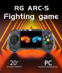 ANBERNIC RG ARC-S/RG ARC-D Retro Handheld Game Console 4.0" Six Button Design Gaming Console Support Wired Handle HD-compatible