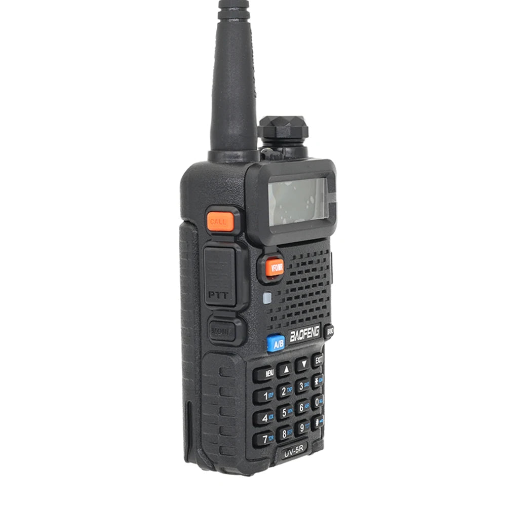UV-5R Walkie Talkie 5W Dual Band Two Way Radio Commutator VHF/UHF 136-174MHz &400-520MHz Handheld Station Receiver Ham Radio Set