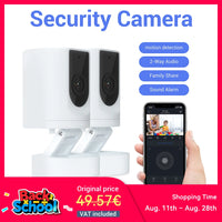 4PC Ease Life APP, Security Camera Indoor, 1080P Pet Camera, Pet Camera with Phone App, Foldable Baby Camera for Home Security,