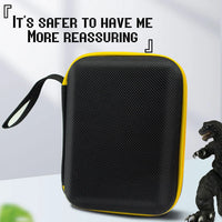 EVA Hard Case Portable Game Console Bag for Anbernic RG35XX for RG353V Handheld Game Player Black Case for Miyoo Mini Plus V3