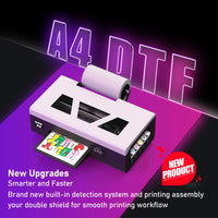 US EU Stock DTF Printer A3 A4 For Epson XP600 L805 DTF Printer uv dtf printer A3 Directly To Film t shirt Printing Machine