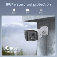 VIKYLIN 180° Panoramic View 4MP Dual-Lens PoE Security IP Camera CCTV Home Outdoor Video Surveillance POE Security camera Onvif
