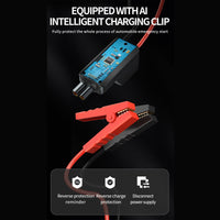 Jump Starter with Air Compressor, 1000A Portable Battery Booster with 150 PSI Tire Inflation 6000mAh Jump Starter for Car