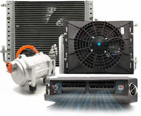 Aspligo Car Electric Air Conditioner 12v 24v Heat and Cool Universal Truck Bus Camper Van Compressor Underdash Air Conditioning