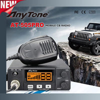 2024 New Anytone AT-505Pro CB Walkie Talkie 26.965-27.405MHz Truck Radio 40Channels AM/FM/PA Scan FunctionASQ/SQ/VOX Car Radio