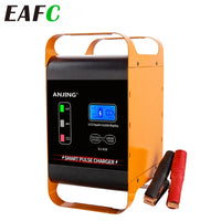 Super Large 600W 400W Car Battery Charger 12V 24V Universal 50A/30A Quick Charge Battery Charge Device for SUV Truck Car Battery