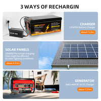 MFUZOP 1280Wh 2560Wh 3840Wh  12V LiFePO4 Rechargeable Battery Intelligent BMS100Ah 200Ah 300Ah System for RV Camping No VAT