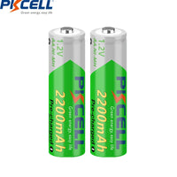 2/4/8/12/20PC AA 2200mAh Rechargeable Battery 1.2V NIMH 2A AA Pre-charged LSD Batteries for clock,toys,wireless mouse