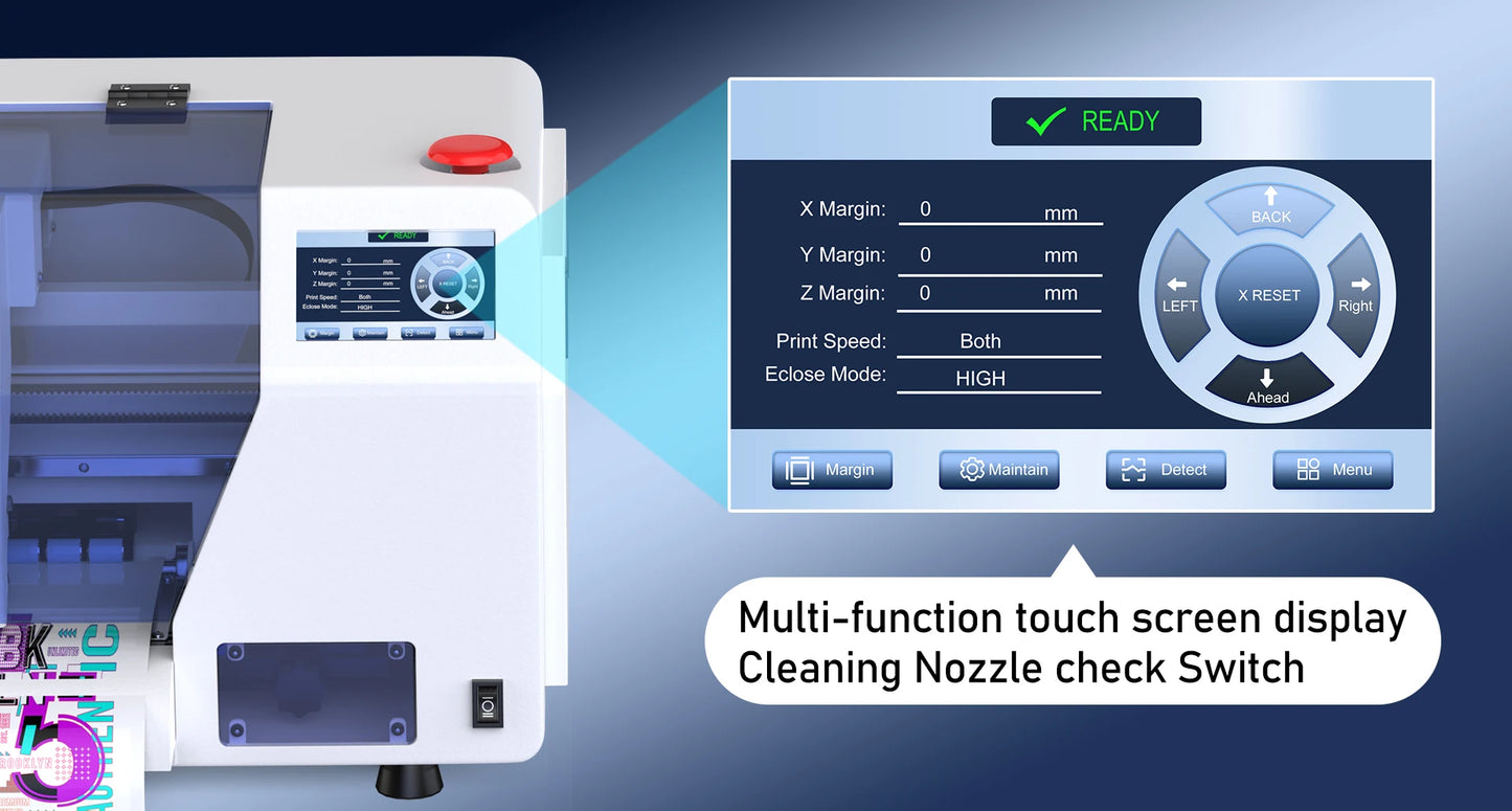 OYfame US EU Stock A3 A4 DTF Printer impresora UV dtf A3 For Epson XP600 T shirt Printing Machine A3 For L805 UV DTF Printer A3
