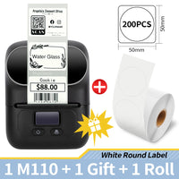 Phomemo M110 Self-adhesive Smart Thermal Label Printer for Business,Barcode Label, Price Tag, Address Wireless Sticker Printer