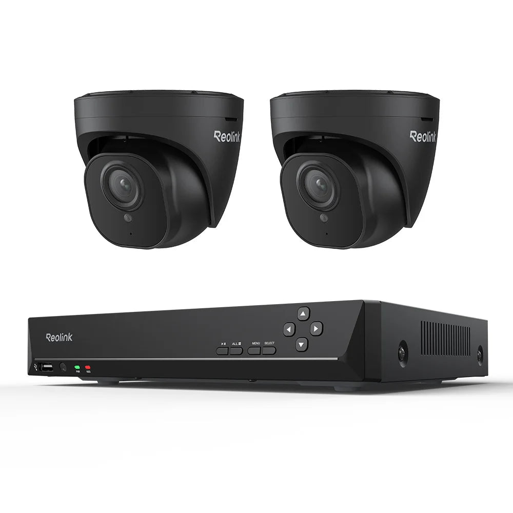 Reolink 5MP 8CH Home Security Camera System with Smart Detection Outdoor PoE IP Cameras NVR 2TB HDD Included for 24/7 Recording