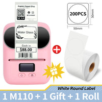 Phomemo M110 Self-adhesive Smart Thermal Label Printer for Business,Barcode Label, Price Tag, Address Wireless Sticker Printer