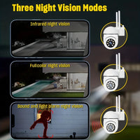 BoyKeep 1080P WiFi Bulb Surveillance Camera Color Night Vision Motion Tracking Indoor Outdoor Security Monitor Camera Y108
