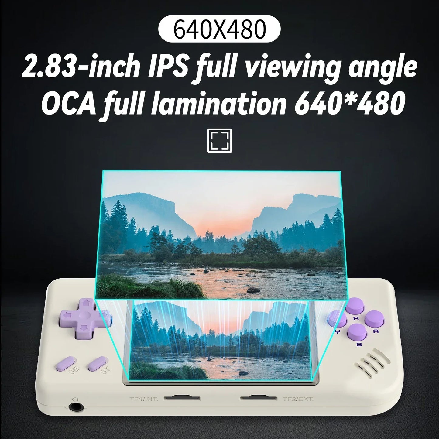 ANBERNIC RG28XX Handheld Game Console 2.83'' IPS Screen HDMI Output Portable Video Player Ebook Reader Game Player Gift Mini A30