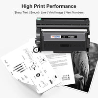 INKCLOUD TN660 Toner Cartridge Compatible for Brother TN660 TN630 DR630 HL-L2300D HL-L2360DW DCP-L2520DW MFC-L2700DW MFC-L2740DW