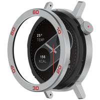 Stylish Metal Bezel Ring Replacement Case Cover for CMF by Nothing Watch Pro 2 with Tempered Glass Protector