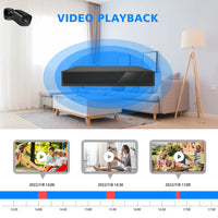 H.265 Max 4K 8MP Output CCTV Mini NVR HD 8CH 8MP /16CH 5MP /20CH 4MP/3MP/1080P/720P Video Recorder For IP Camera Security System